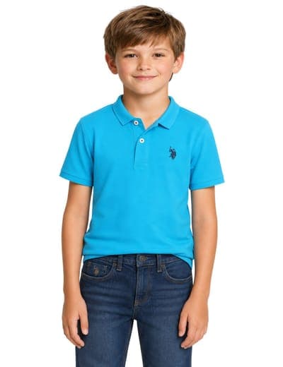 BOYS PIQUE POLO SHIRT 14