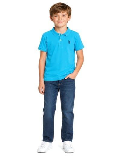 BOYS PIQUE POLO SHIRT 19