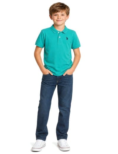 BOYS PIQUE POLO SHIRT 21