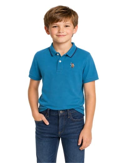BOYS INTERLOCK POLO SHIRT 1