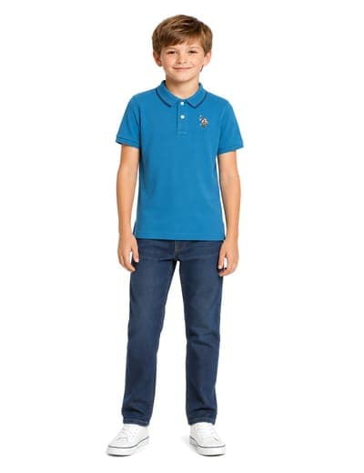 BOYS INTERLOCK POLO SHIRT 2