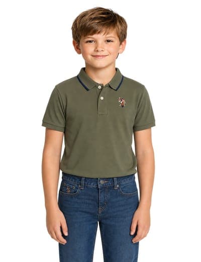 BOYS INTERLOCK POLO SHIRT 4