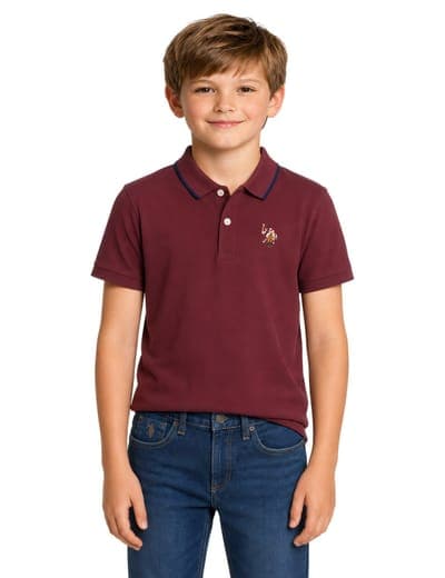 BOYS INTERLOCK POLO SHIRT 7