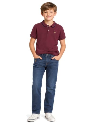 BOYS INTERLOCK POLO SHIRT 8