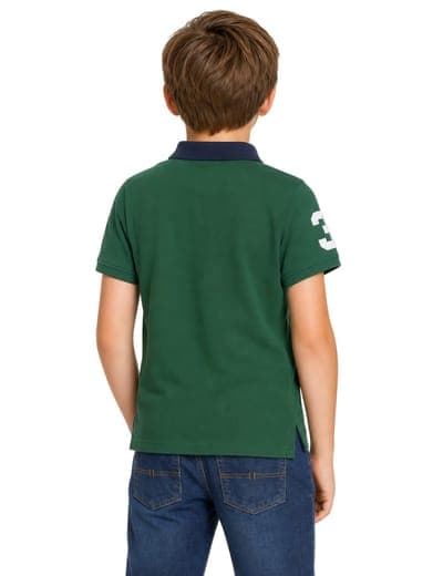 BOYS MULTI PATCH SASH POLO SHIRT 2