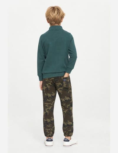 BOYS 1/4 ZIP FLATBACK PULLOVER 3