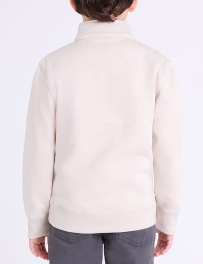 BOYS USA 1/4 ZIP FLEECE MOCK PULLOVER 5