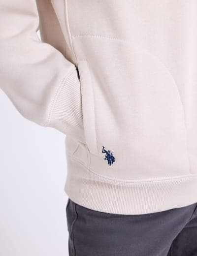 BOYS USA 1/4 ZIP FLEECE MOCK PULLOVER 4