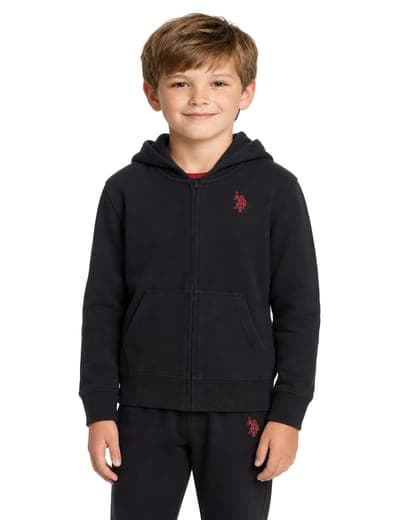 BOYS FLEECE ZIP UP HOODIE 2
