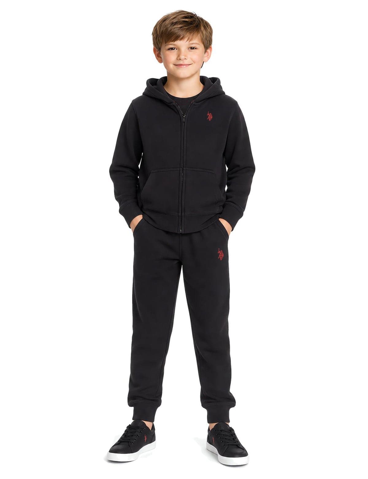 BOYS FLEECE ZIP UP HOODIE