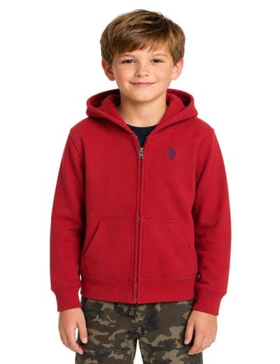 BOYS FLEECE ZIP UP HOODIE 10