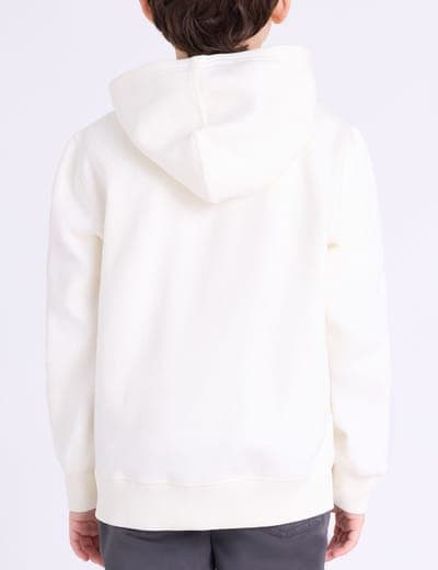 BOYS CHEST STRIPE FLEECE HOODIE 4