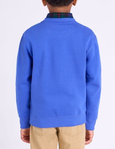 BOYS WORDMARK APPLIQUE FLEECE PULLOVER 4