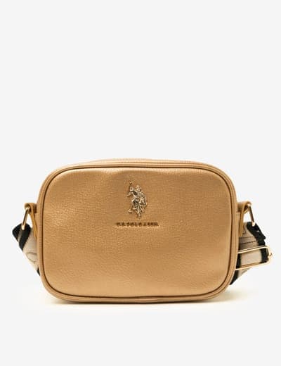 CLASSIC ZIP METALLIC CROSSBODY BAG 4