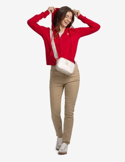 CLASSIC ZIP METALLIC CROSSBODY BAG 12