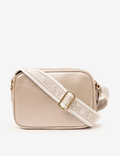 CLASSIC ZIP METALLIC CROSSBODY BAG 11