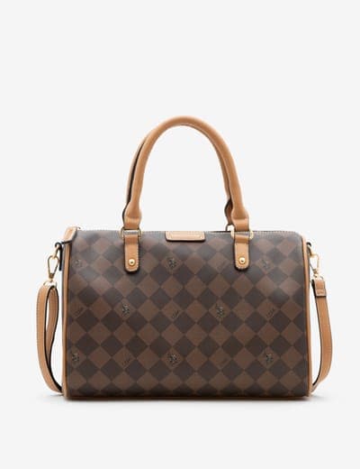 DIAMOND SIGNATURE SWIFTY SATCHEL BAG 3