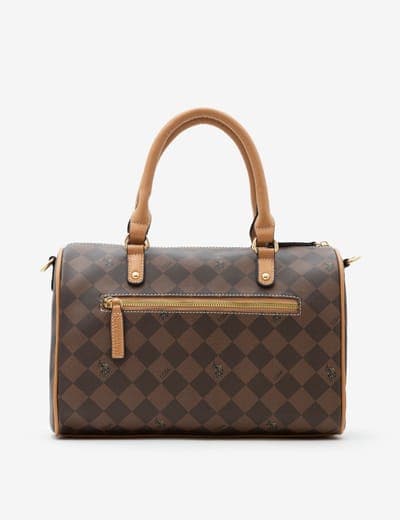 DIAMOND SIGNATURE SWIFTY SATCHEL BAG 4