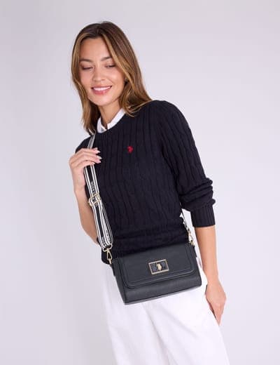 ENAMEL CROSSBODY BAG 1