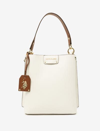 SOLID BUCKET BAG WITH CROSSBODY STRAP 7