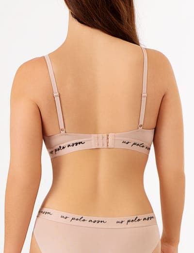 2PK WIRE FREE CLASP BACK BRAS WITH ADJUSTABLE STRAPS 9
