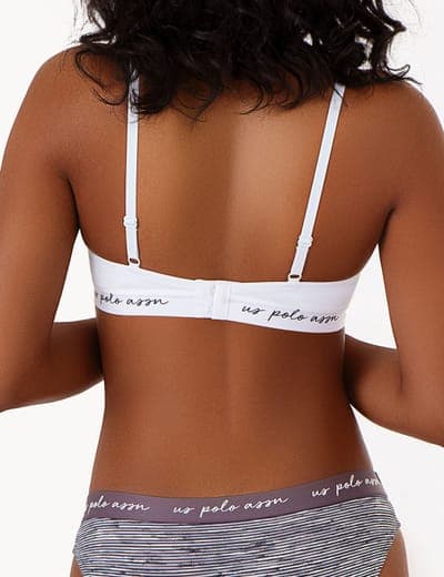 2PK WIRE FREE CLASP BACK BRAS WITH ADJUSTABLE STRAPS 11
