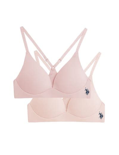 2PK MOLDED CUP MICROFIBER BRAS 3