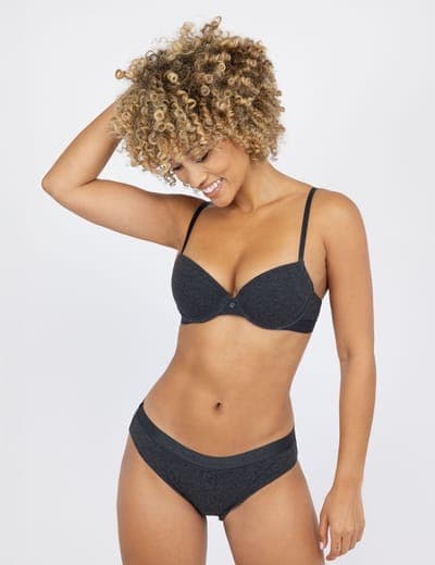 3PK RIBBED PUSH UP BRAS 1