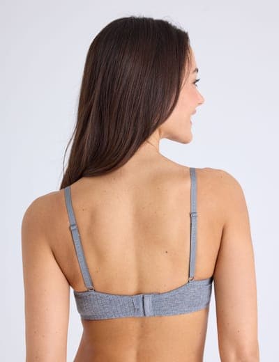 3PK COTTON RIBBED BRAS 3