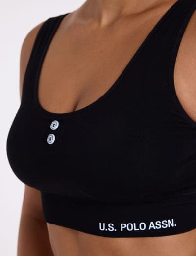3PK BUTTON EMBELLISHED SEAMLESS BRAS 4