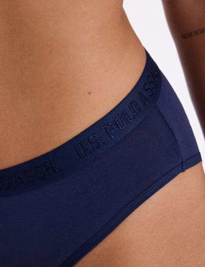 5PK COTTON SPAN HI CUT BIKINIS 9
