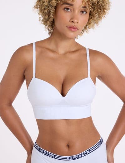 3PK WIDE BAND SEAMLESS MICROFIBER BRAS 1