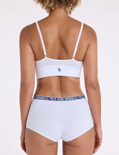 3PK WIDE BAND SEAMLESS MICROFIBER BRAS 5