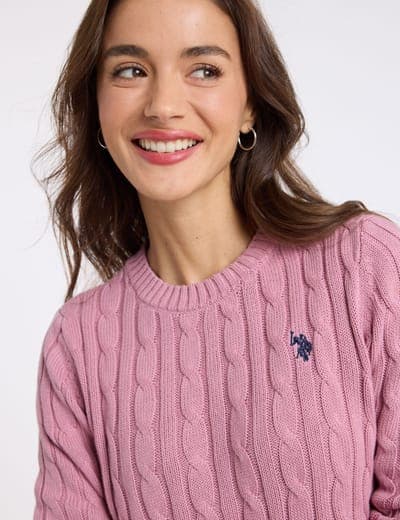 CABLE CREW NECK SWEATER 5