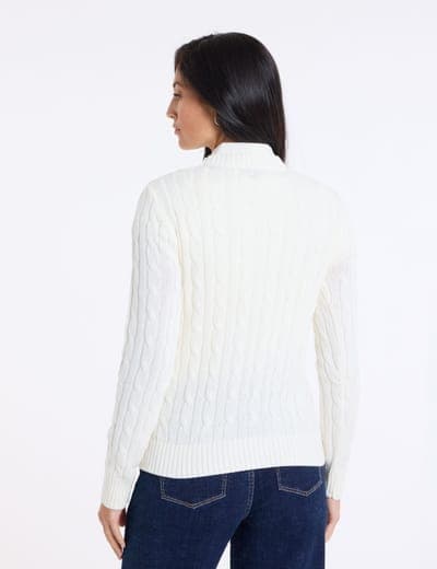 CABLE CREW NECK SWEATER 23