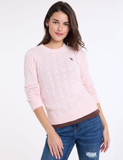 CABLE CREW NECK SWEATER 24
