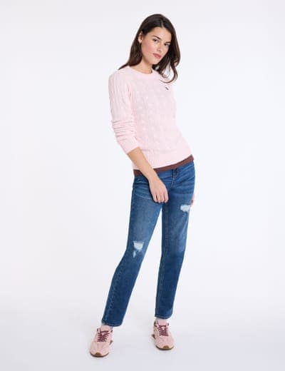 CABLE CREW NECK SWEATER 25