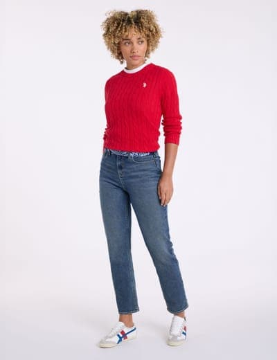CABLE CREW NECK SWEATER 30