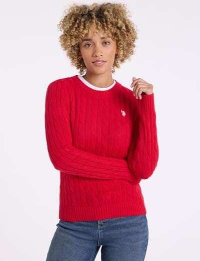 CABLE CREW NECK SWEATER 31