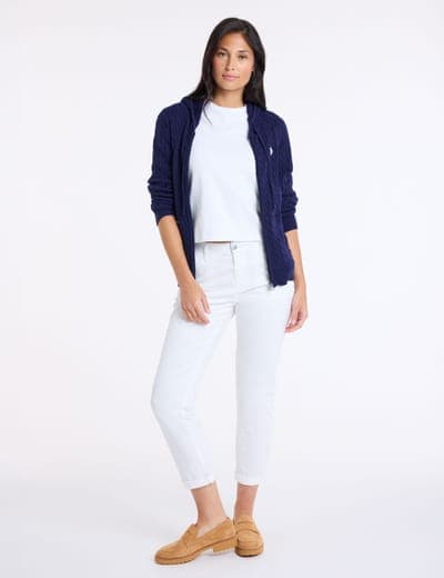 FULL ZIP CABLE SWEATER 3