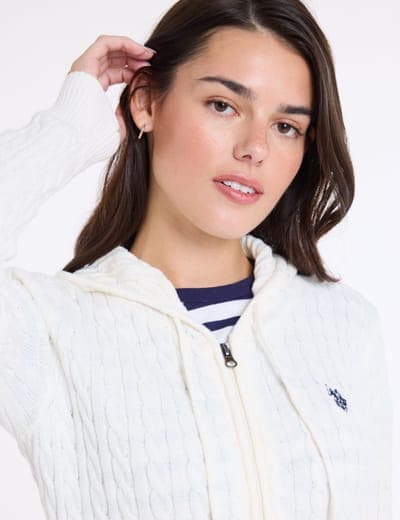 FULL ZIP CABLE SWEATER 7