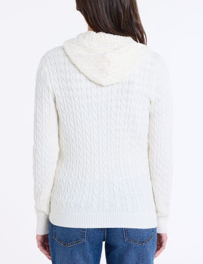 FULL ZIP CABLE SWEATER 10