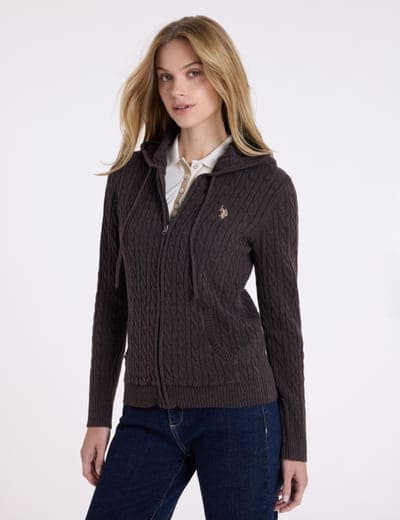 FULL ZIP CABLE SWEATER 11