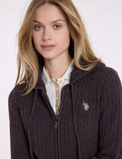 FULL ZIP CABLE SWEATER 13