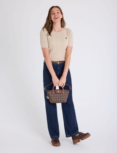 BABY CABLE STITCH CREW NECK SWEATER 4