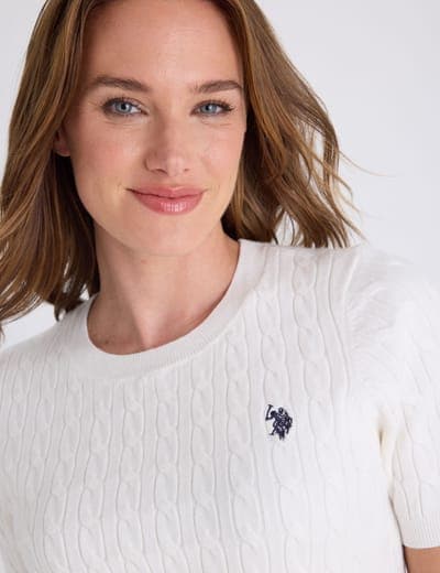 BABY CABLE STITCH CREW NECK SWEATER 6