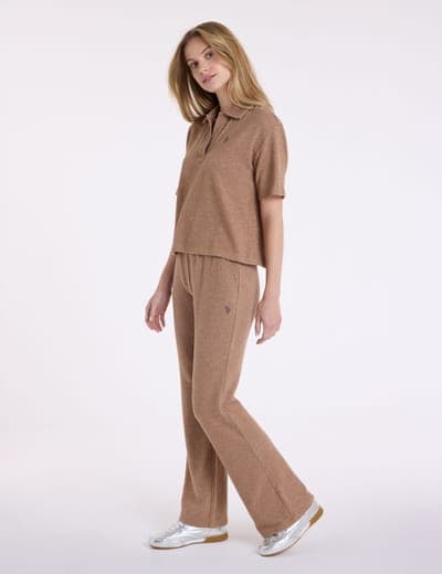 DROP SHOULDER RELAXED HACCI POLO SHIRT 7