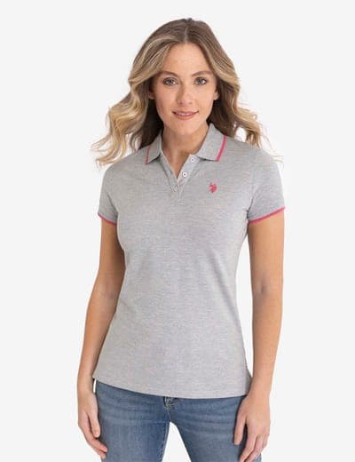 TIPPED SOLID POLO SHIRT 1