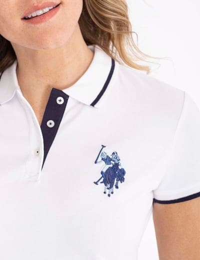 MULTI-TONAL LOGO SOLID POLO SHIRT 3