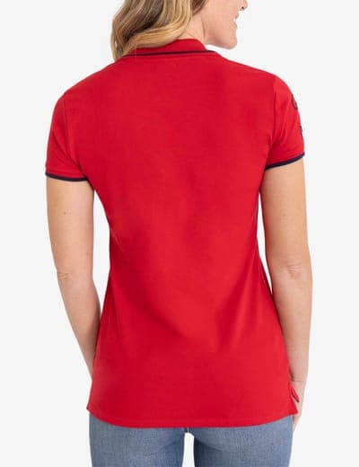 MULTI-TONAL LOGO SOLID POLO SHIRT 16